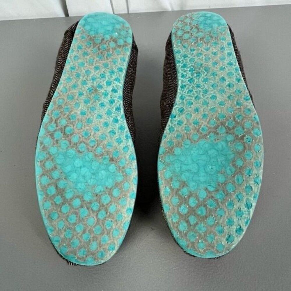 TOMS WOMENS SHOE BROWN TWEED COLOR SIZE 7 1/2W - Picture 7 of 10
